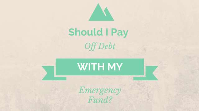 035 Should I Pay Off Debt With My Emergency Fund?